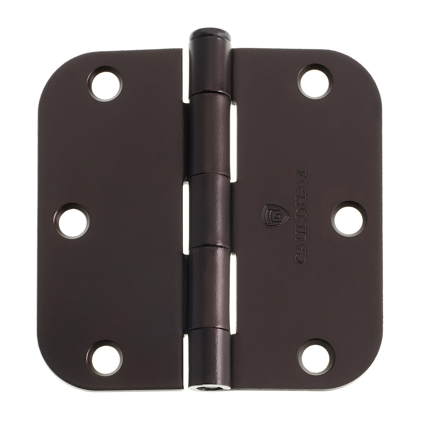 Cauldham Heavy-Duty 3-1/2&#x22; Interior Door Hinges with 5/8&#x22; Radius Corners - Oil Rubbed Bronze