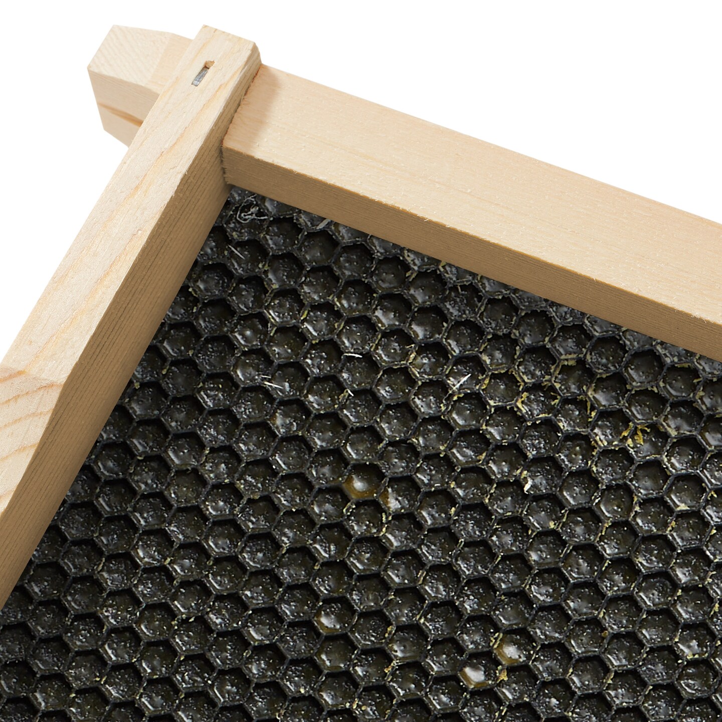 Honey Keeper 10-Pack Unassembled Beehive Frames with Natural Beeswax Foundations for Beekeeping, Medium Super - 6-1/4 inch