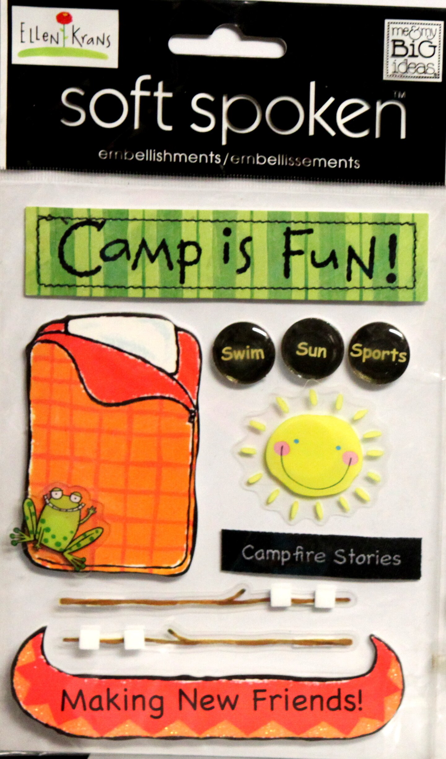 Me &#x26; My Big Ideas Summer Camp Dimensional Stickers