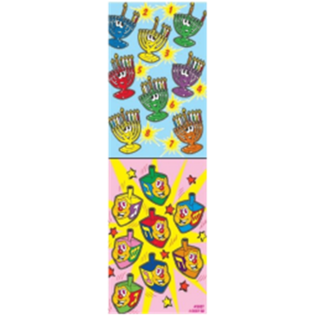 Chanukah Die-Cut Stickers – Jewish Holiday Crafts, Kids Rewards & Decorations
