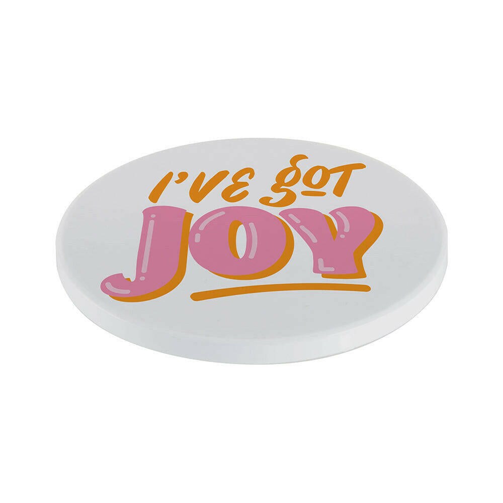 Craft Express 4 Pack 3.5" Round Ceramic Sublimation Coasters – Glossy White with Cork Back