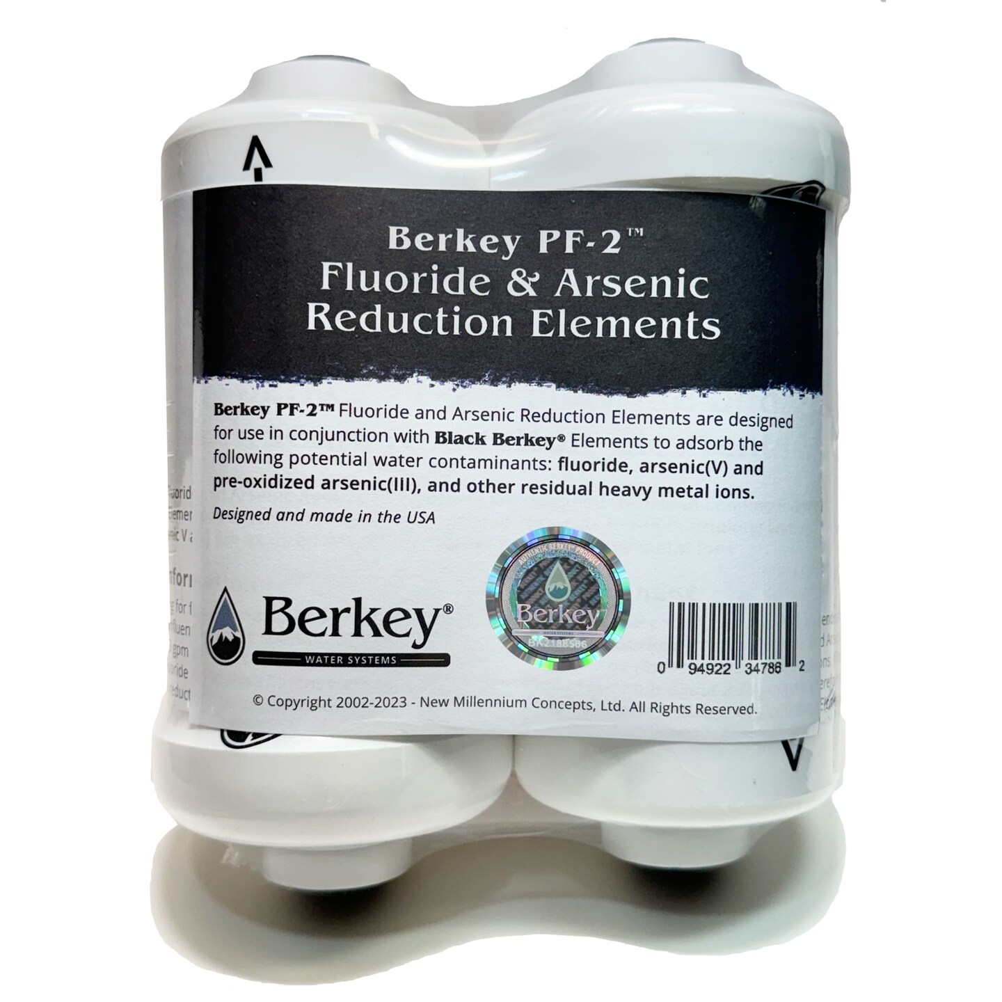 Berkey Optional Reduction Elements PF-2, Set of 2, Use with Black Berkey Elements Filters for Berkey Gravity-Fed Water Filtration Systems