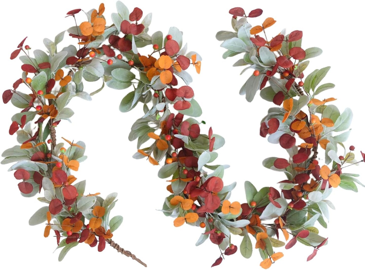 Artificial Fall Wreath(14 x 13 x 2 inches)