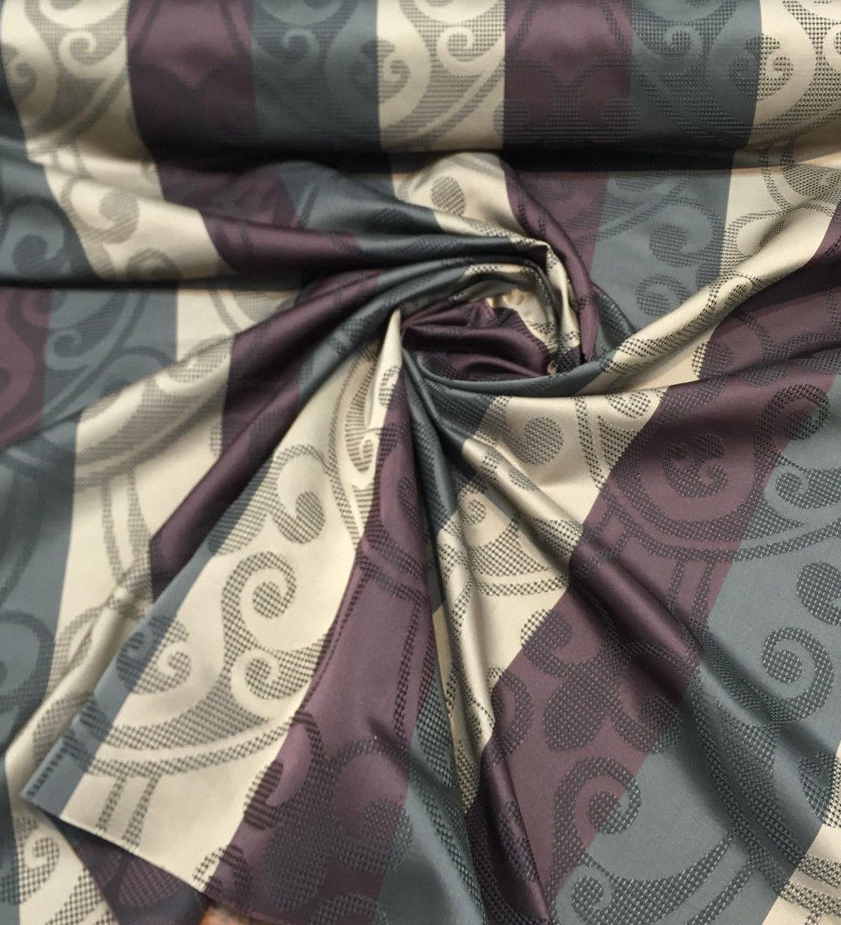 1 Yard Hailey Tabernacle Forest Green Beige Embossed Brocade Upholstery Fabric 54 Inch Width 100% Polyester