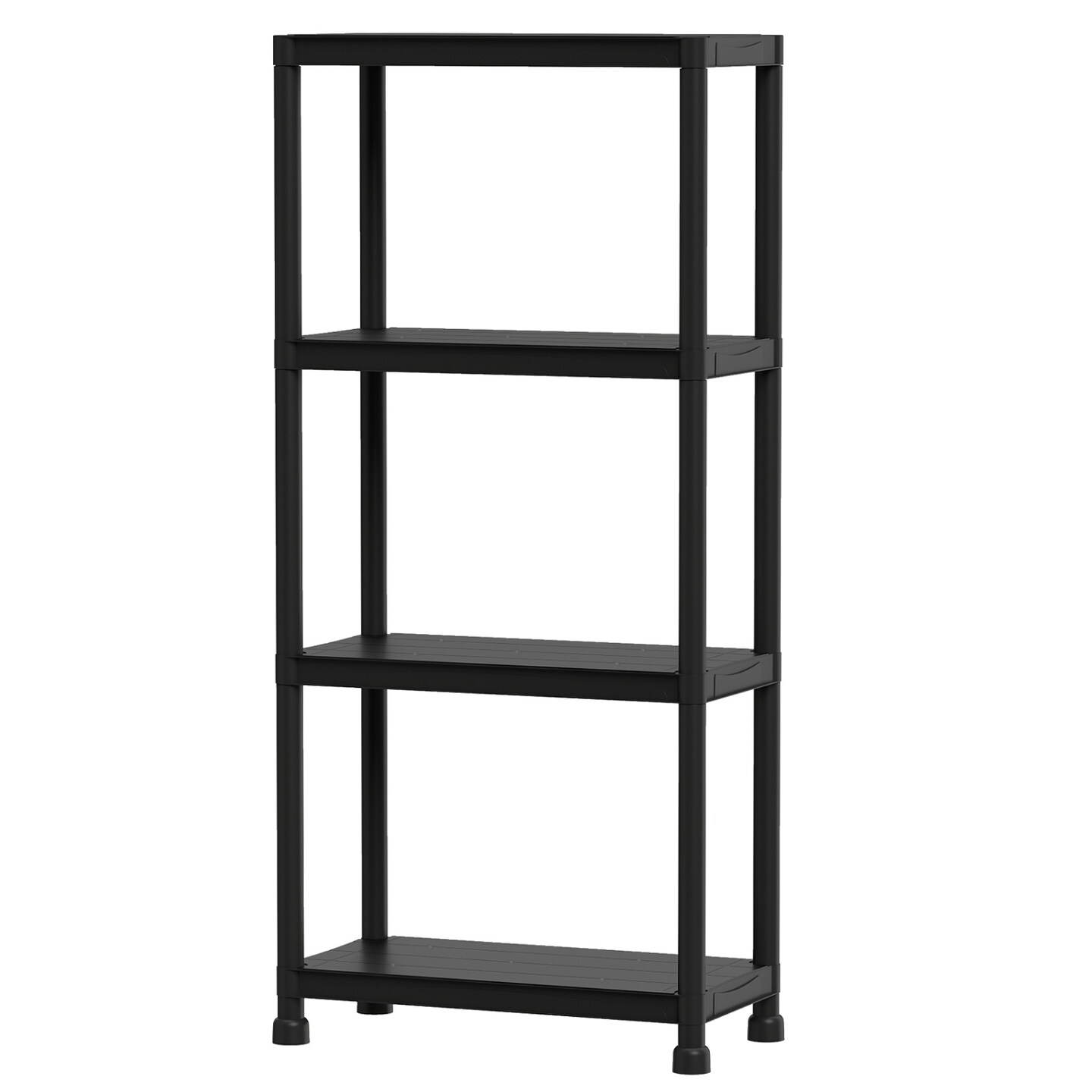 Black Storage Shelving Unit Garage Pantry Kitchen Utility Rack
