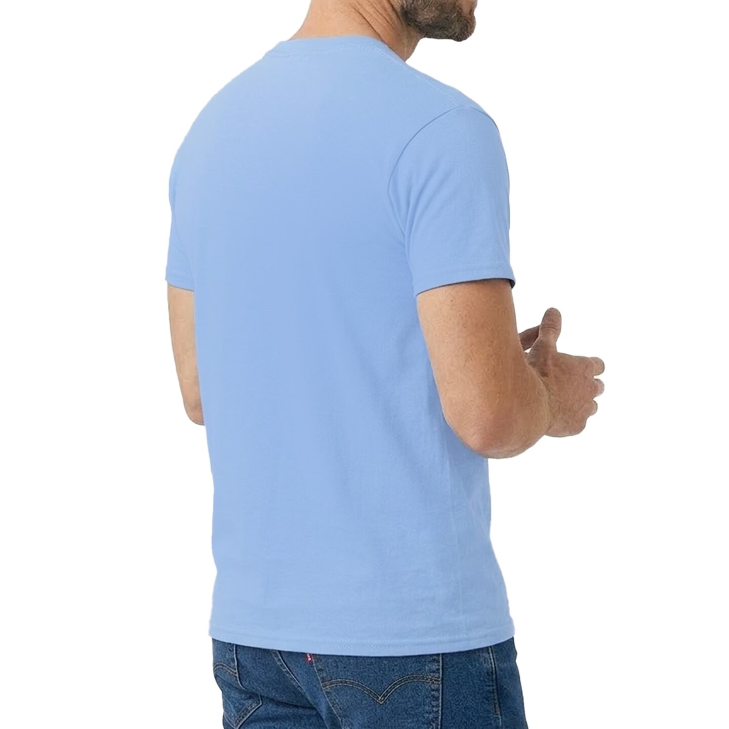 Carolina Blue Heavy Cotton T-Shirt - Gildan, Adult's Craft & DIY Blanks Tee