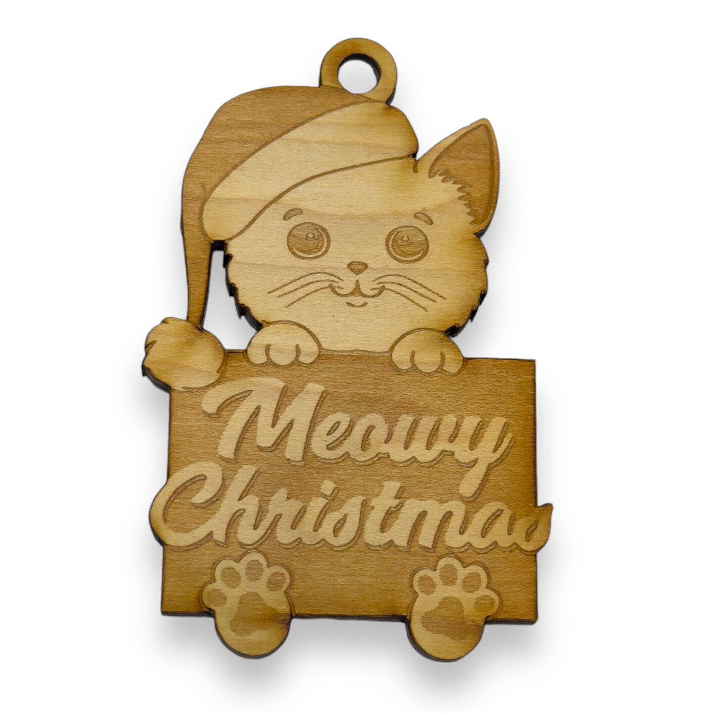 Ornament - We Know - Raw Wood 3x4in
