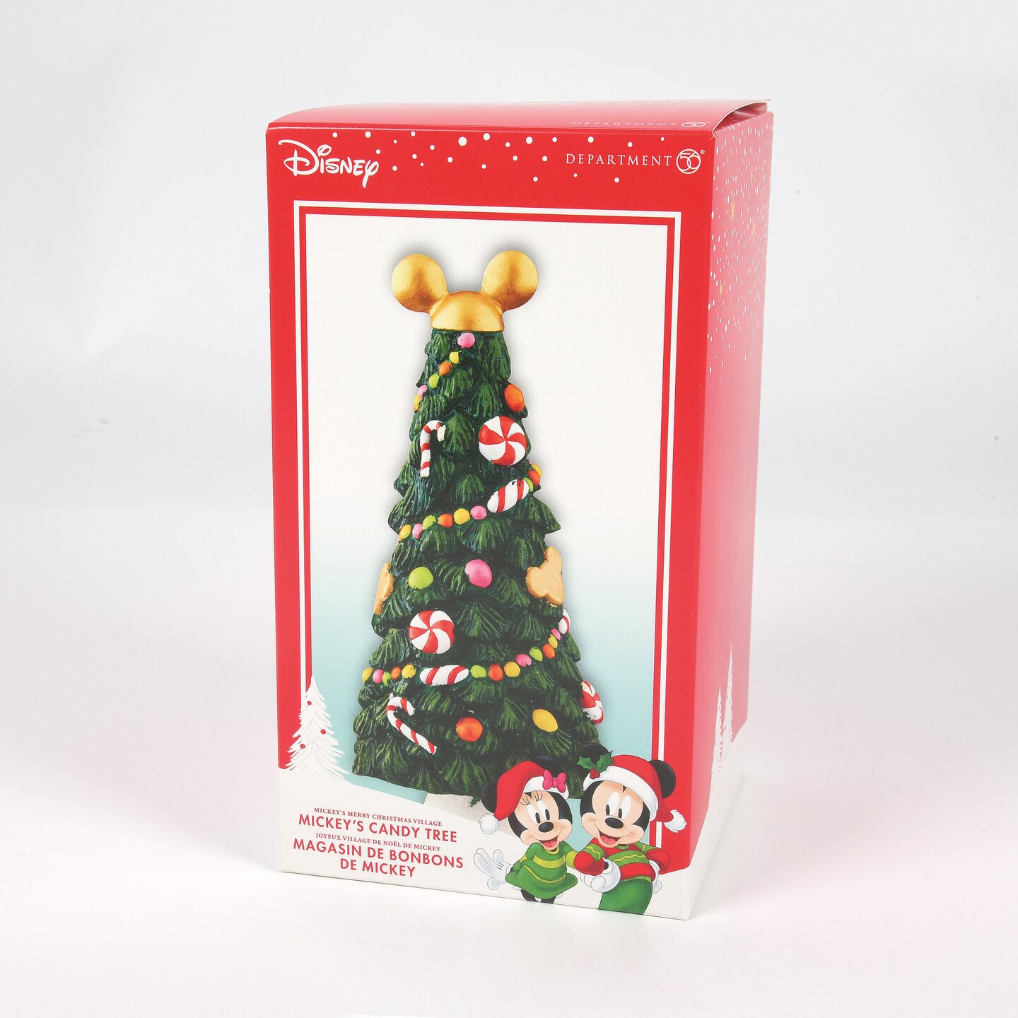Department 56 Disney Village Mickey's Candy Tree Christmas Figurine 6.5in H