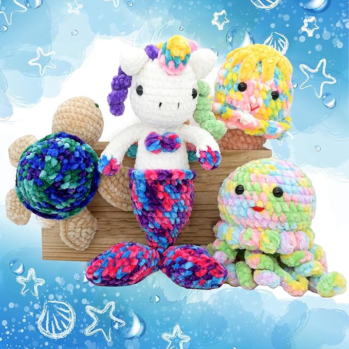 12 Pack Rainbow Velvet Chenille Yarn for Crocheting,Multicolor Fluffy Velvet Plush Yarn Thick Soft Chunky Chenille Yarn Baby Blanket Yarn for Crocheting Knitting Beginners(Multicolor 01)