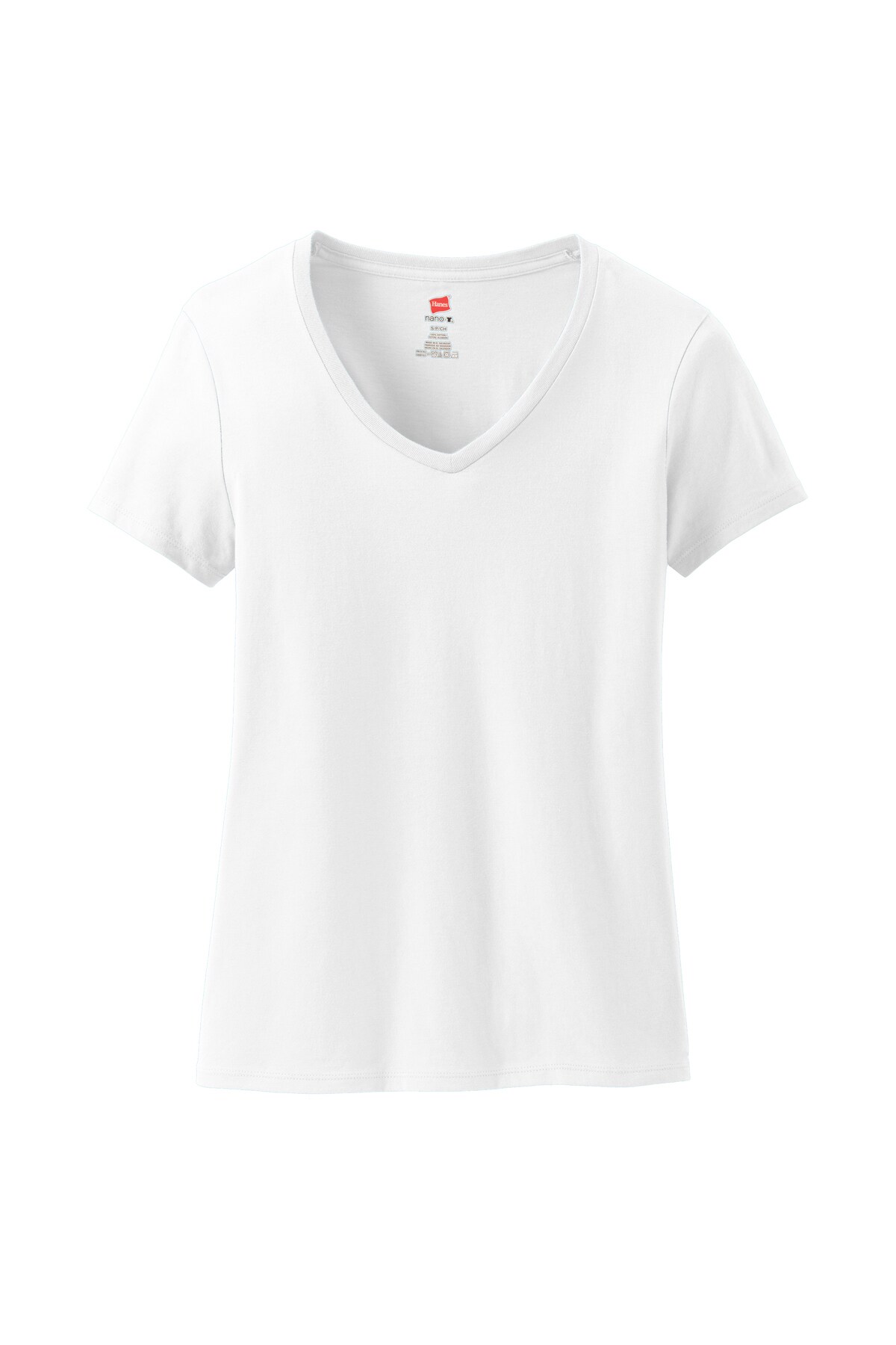 Hanes&#xAE; Women&#x27;s Perfect-T Cotton Short Sleeve V-Neck T-Shirt