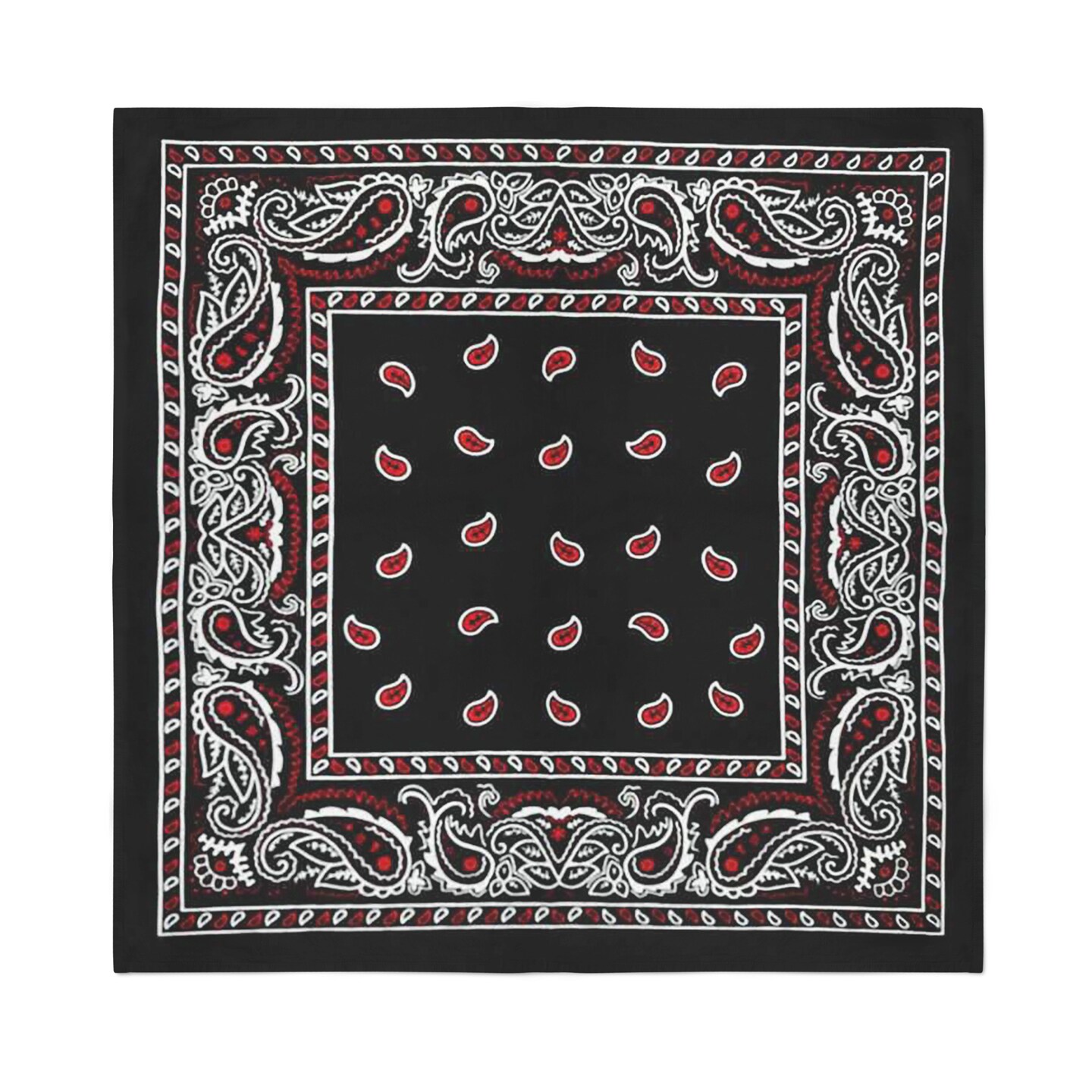 Mechaly Multifunctional 12 Pack Dozen Cotton Paisley Bandanas