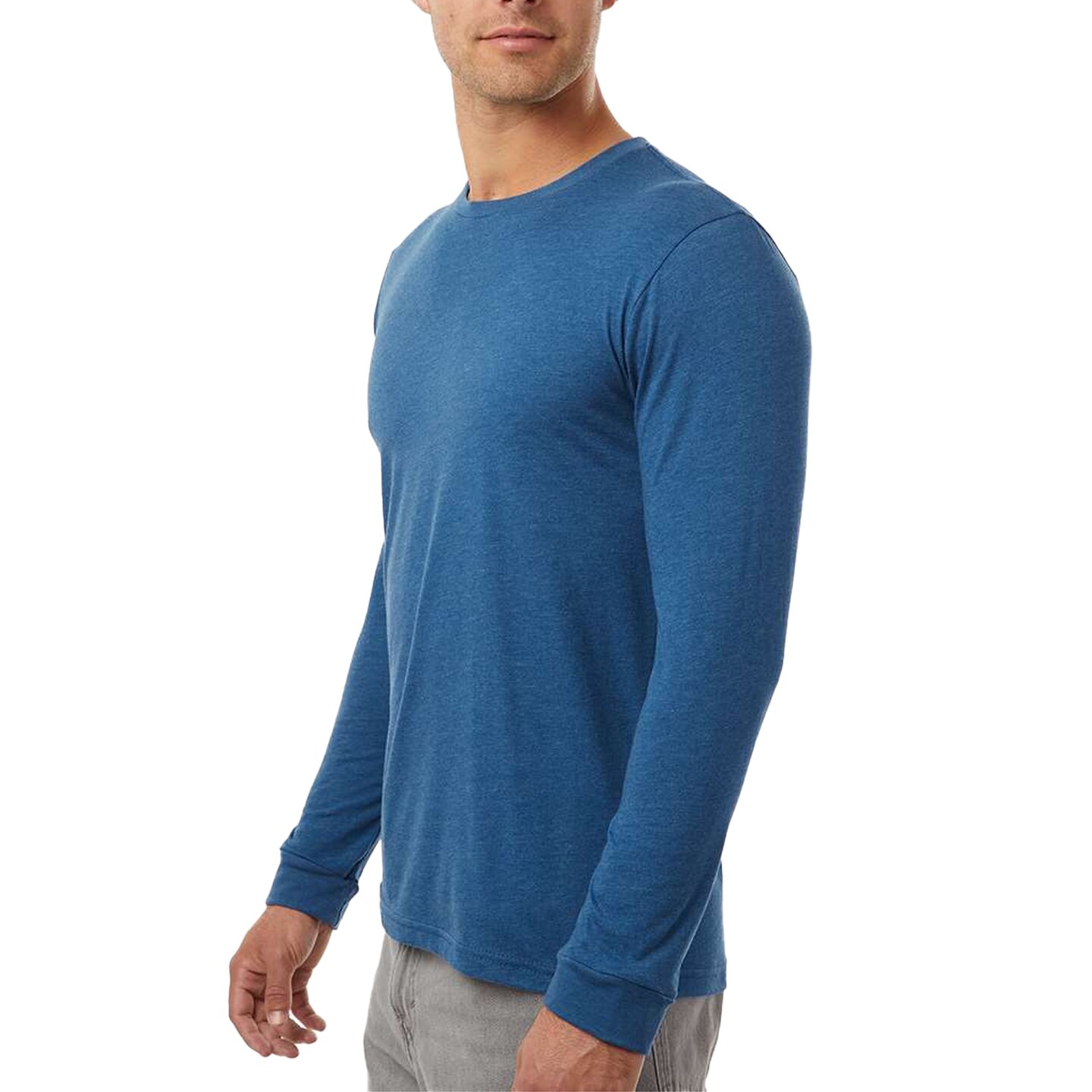 Next Level Long Sleeve T-Shirt, CVC Crewneck Tee Adult Assorted Color Shirt
