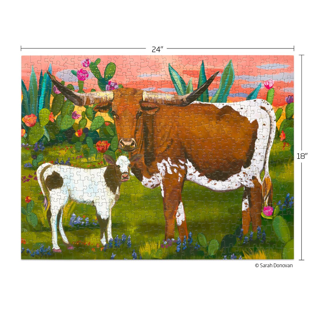 Longhorns 500 Piece Puzzle