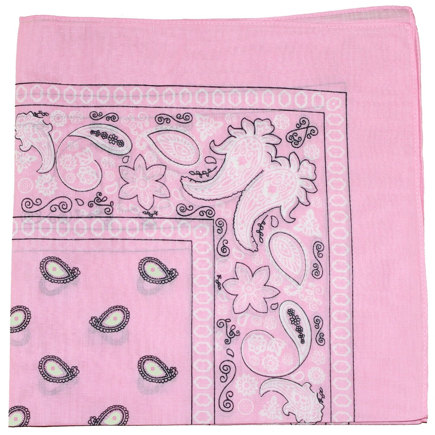 Pack of 12 Paisley Cotton Bandanas Novelty Headwraps - Dozen Available in Many Colors - 22 inches