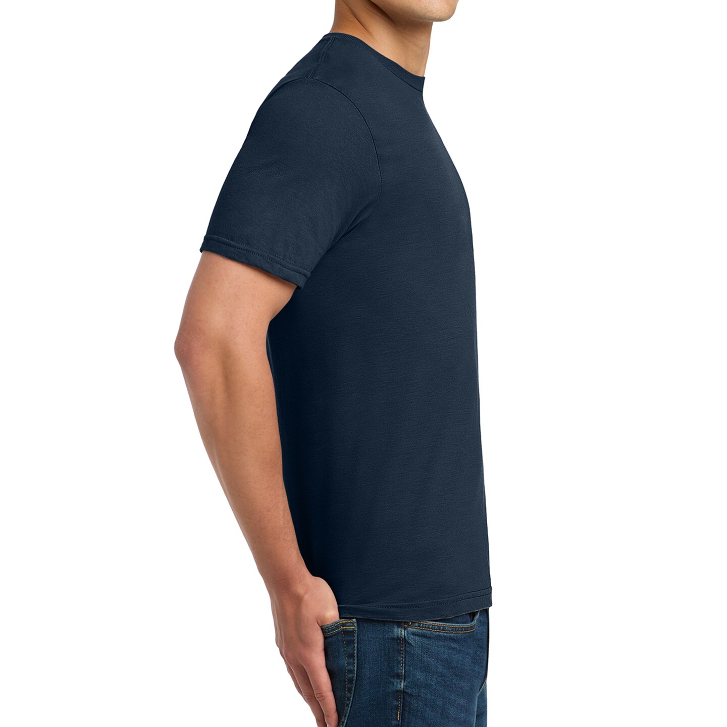 Gildan Heavy Cotton T-Shirt, Crewneck Blank Tees for Crafting