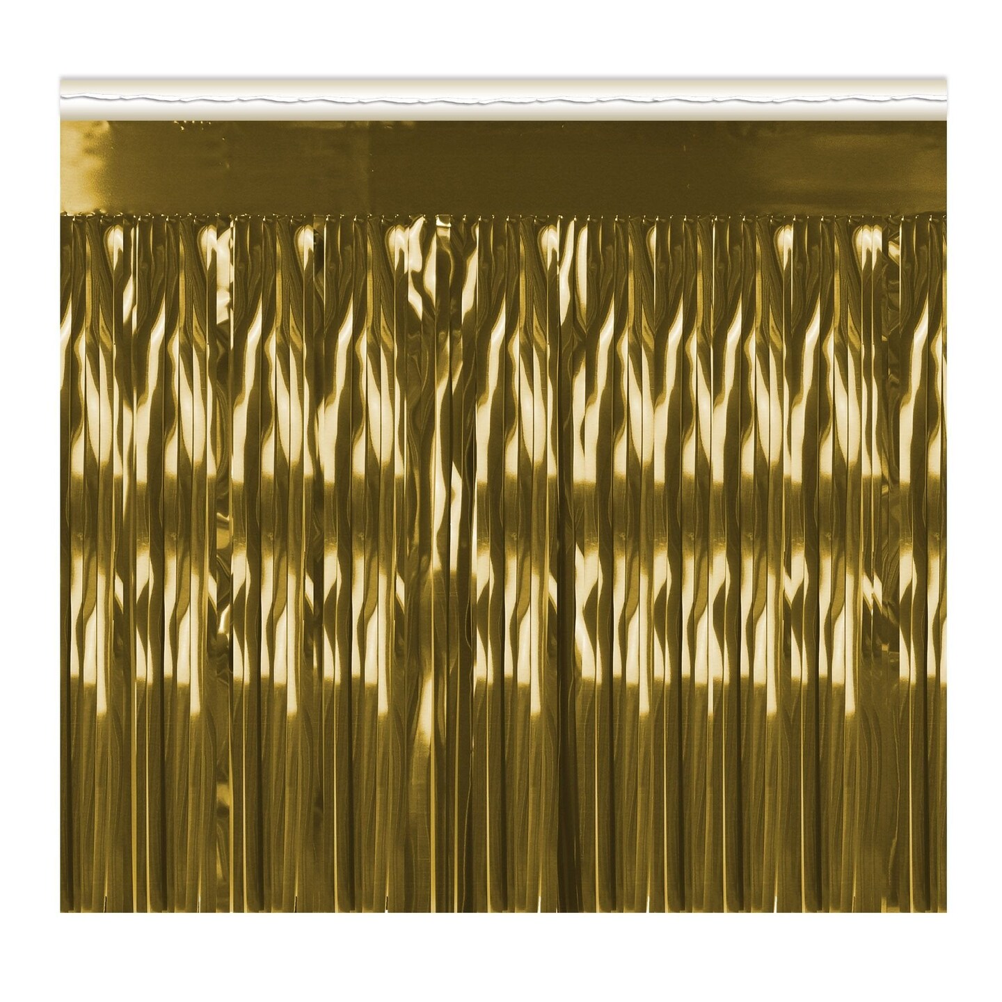 Beistle 1-Ply Metallic Fringe Drape - 10ft