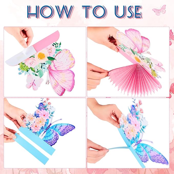 10 Pieces Butterfly Centerpieces for Tables Butterfly Birthday Party Decorations Spring Honeycomb Table Centerpiece Spring flower Theme Party Supplies for Birthday Baby Shower Decor