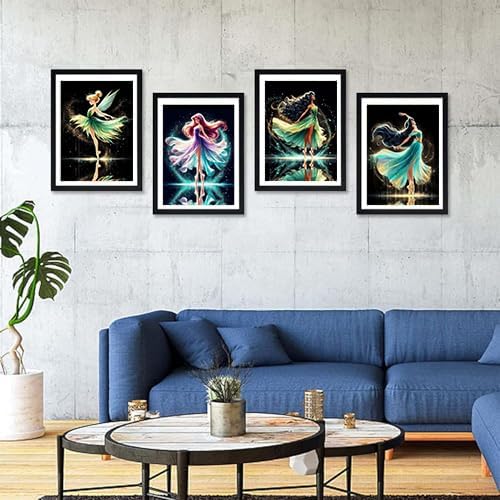 8 Pack Princess Diamond Art Kits for Adults (RM-ZSH-711) 11.63 x 7.63 x 0.53 inches