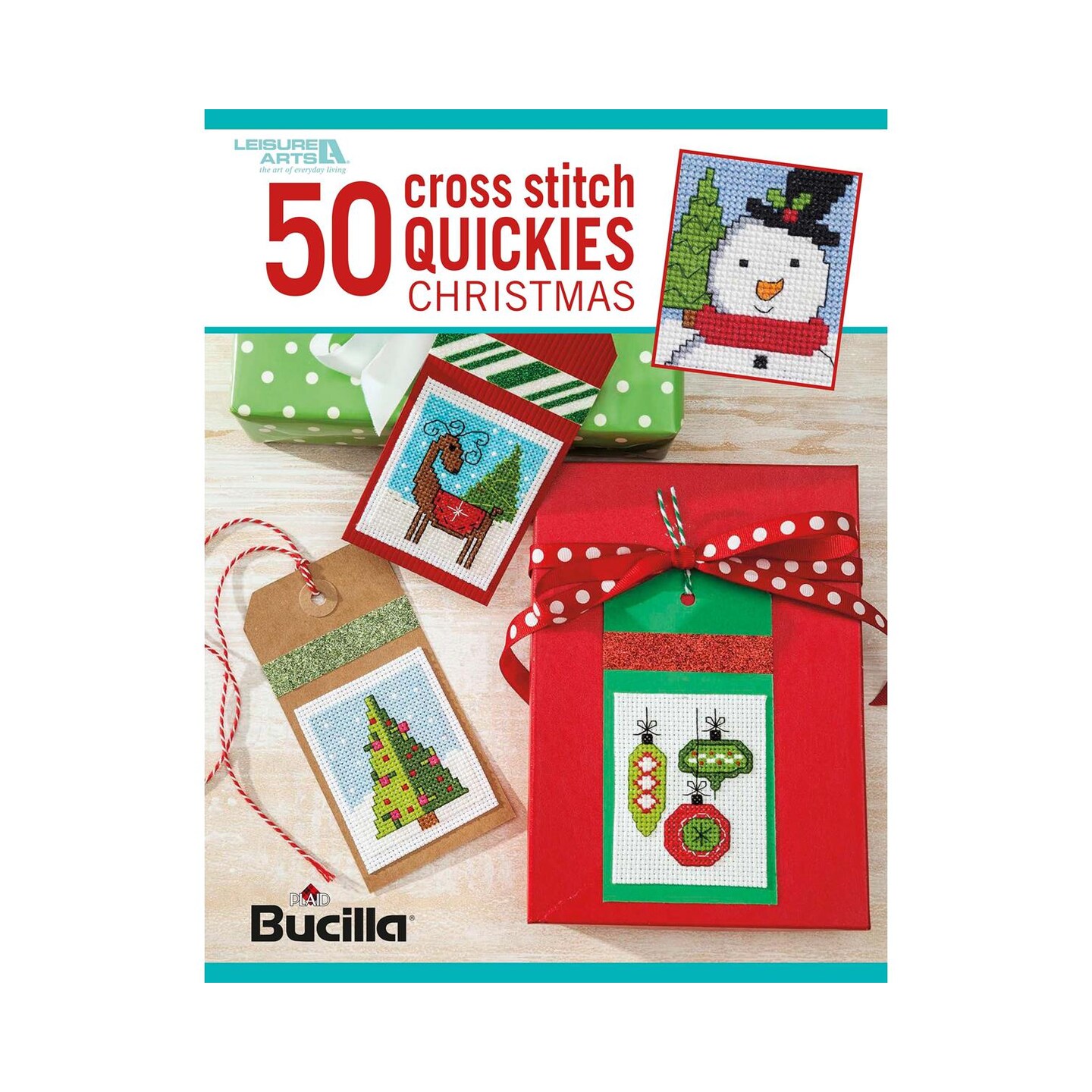 Leisure Arts 50 Cross Stitch Quickies Christmas Cross Stitch Book