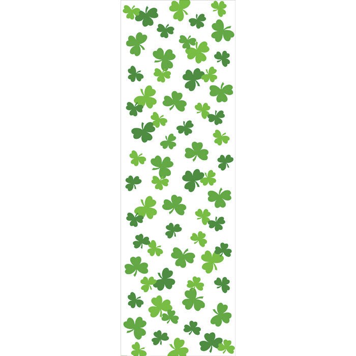 Bulk Pack of 2 Shamrock Plastic Table covers