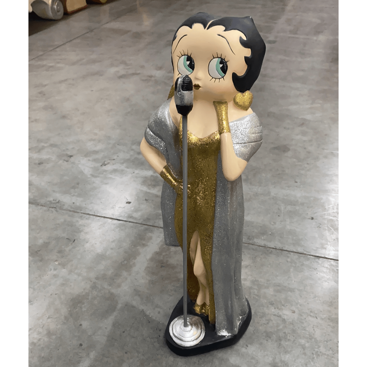 Betty Boop Singer Small Statue