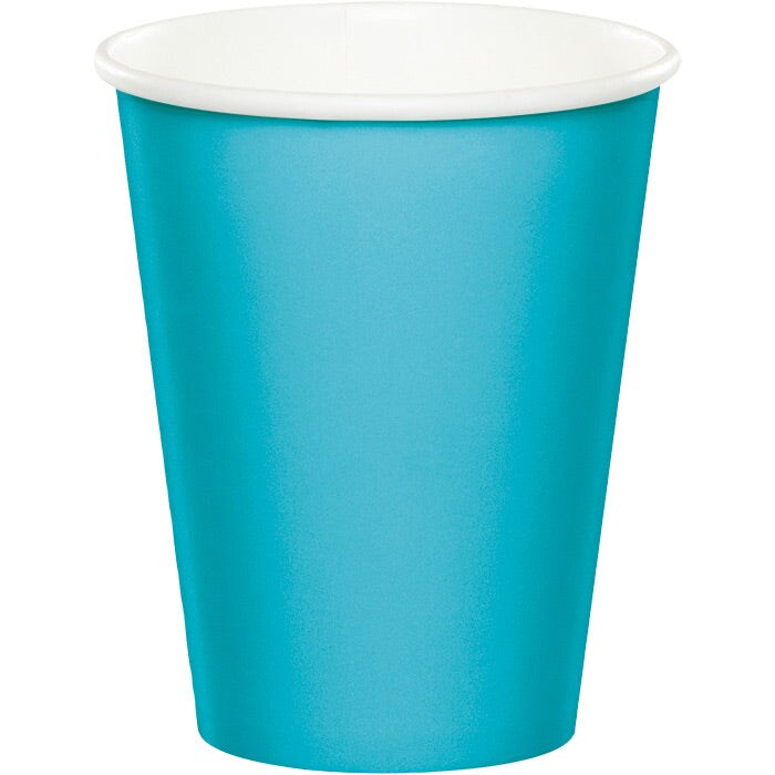 Bermuda Blue Hot/Cold Paper Cups 9 Oz (24/Pkg)