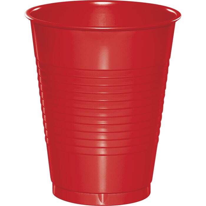 Classic Red 16 Oz Plastic Cups (20/Pkg)