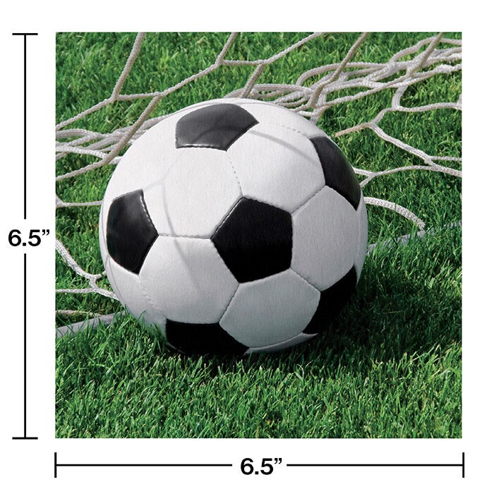 Soccer Napkins (18/Pkg)