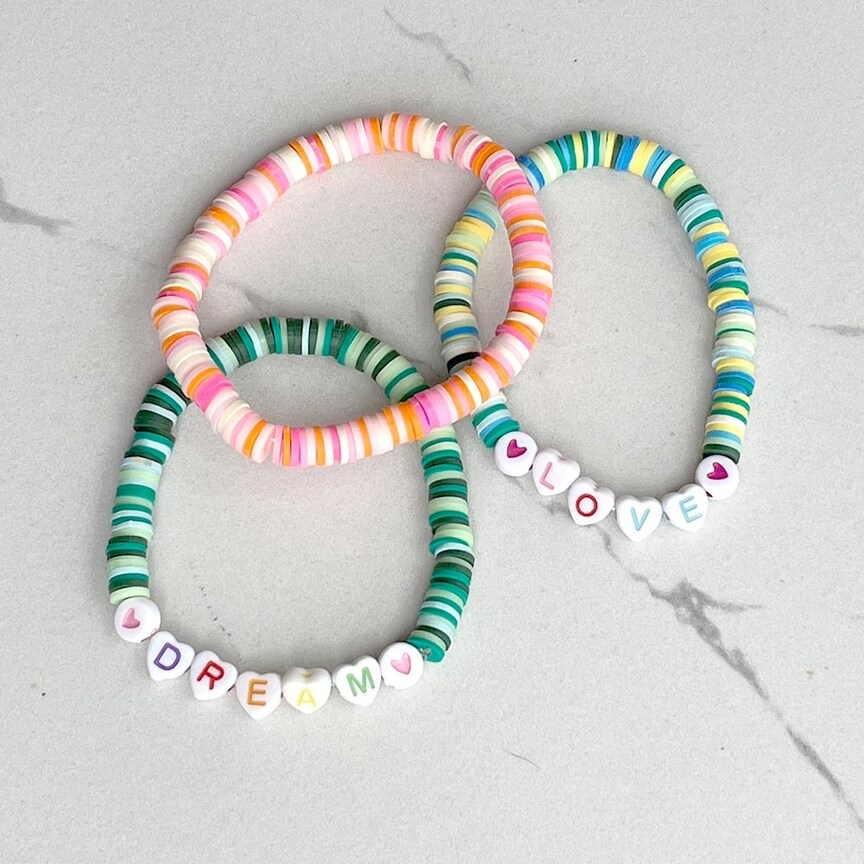 Bold Brights Heishi Box Diy Bead Kit