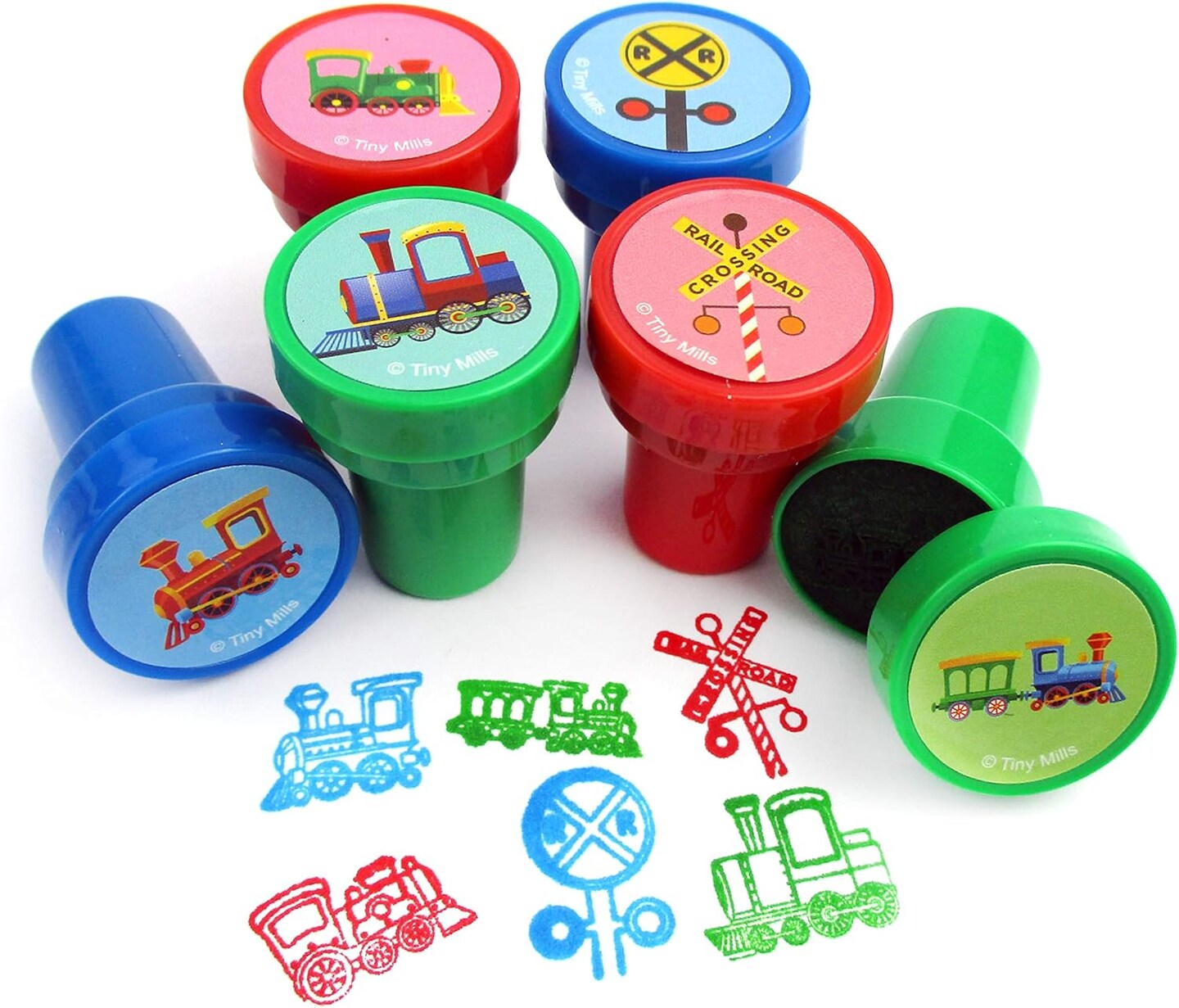 Easter Eggs with Train Stamper Filler-36 Pack