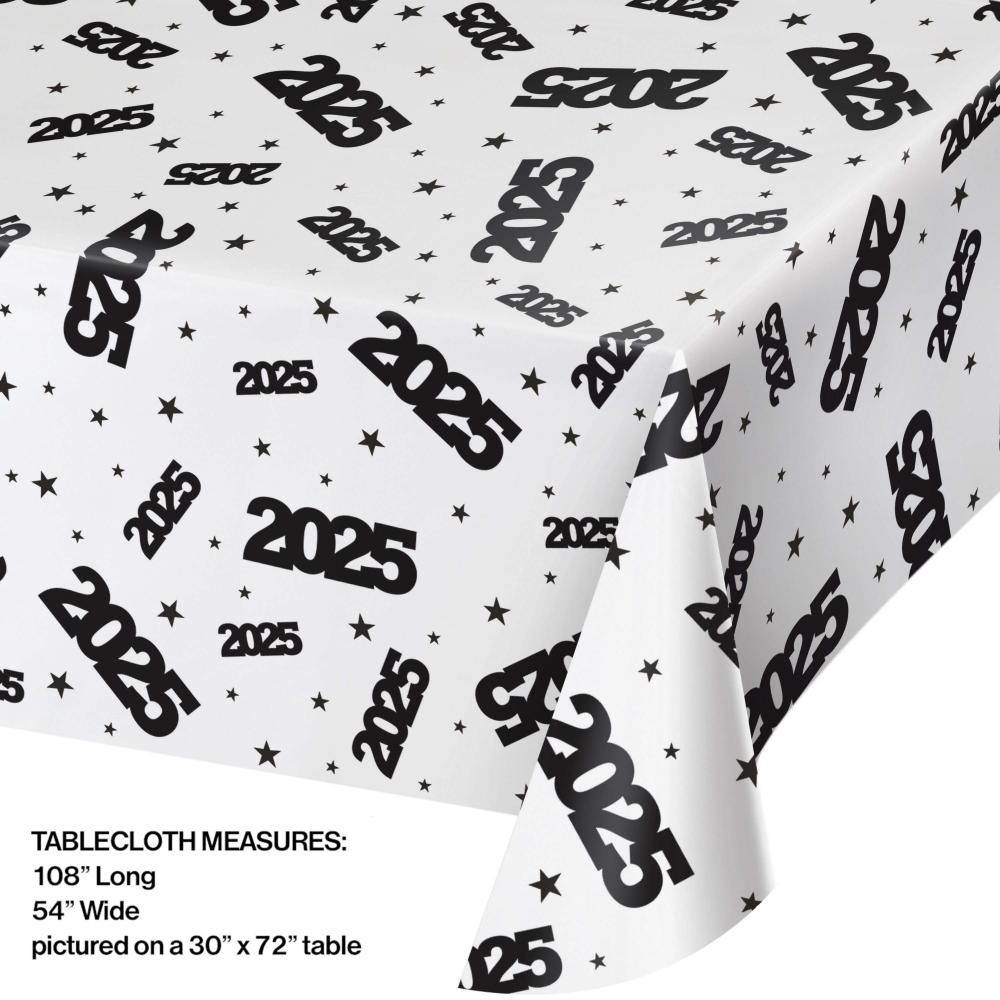 &#x22;2025&#x22; Plastic Tablecover, Clear