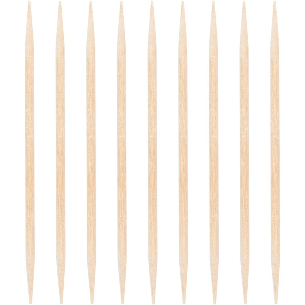 2.5&#x22; Wood Toothpicks in Dispenser, Natural (200/Pkg)