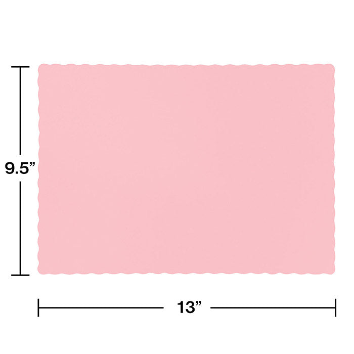 Classic Pink Placemats (50/Pkg)