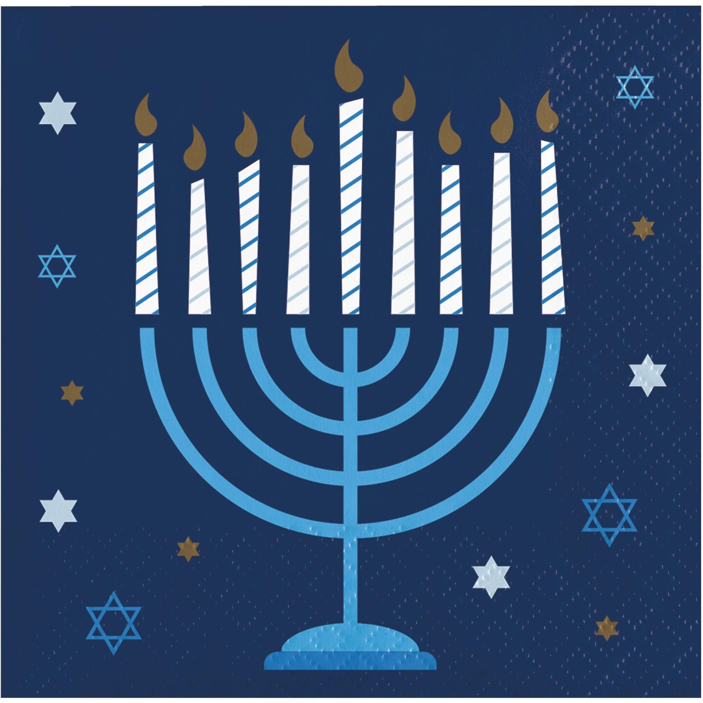 Hanukkah Celebration Beverage 2Ply Napkin (16/Pkg)