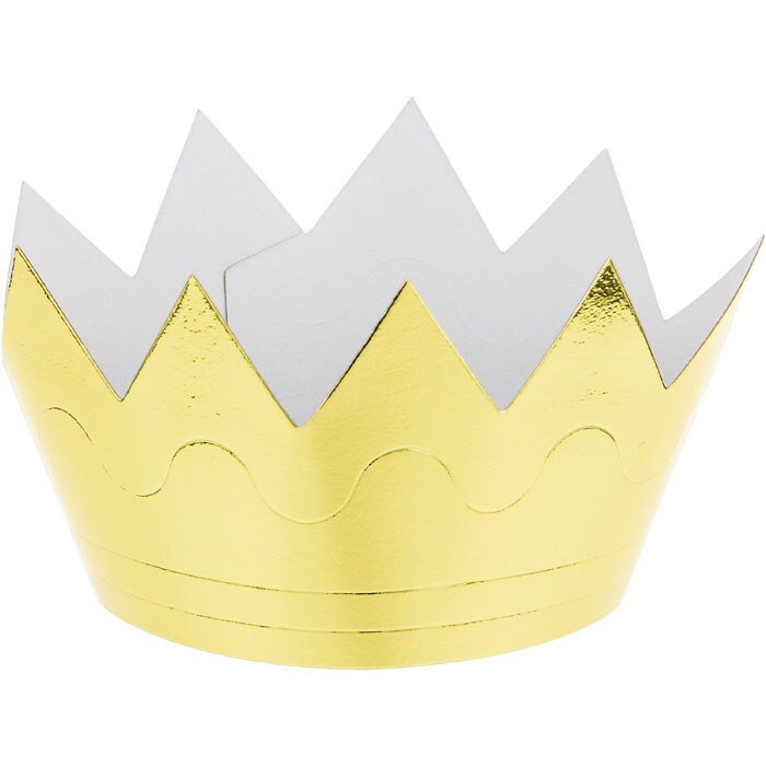 Mini Foil Crown (6/Pkg)