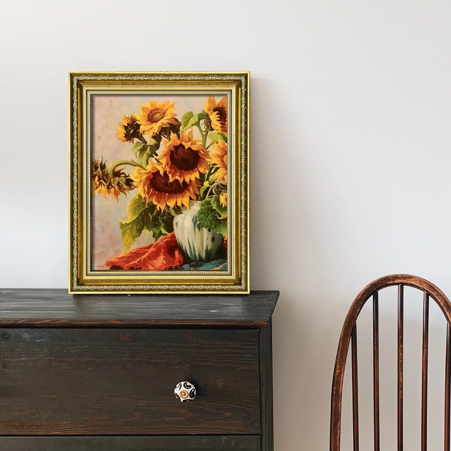 8x10 Picture Frame with Real Glass, Ornate Vintage 8 x 10 Photo Frames