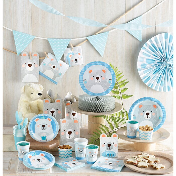 Birthday Bear Party Beverage Napkins (16/Pkg)