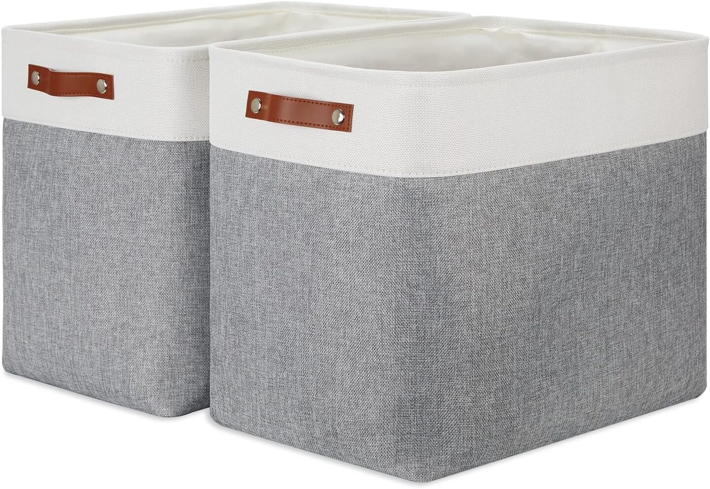 Fabric Storage Bins for Organizing Shelves Nursery Toys Books
