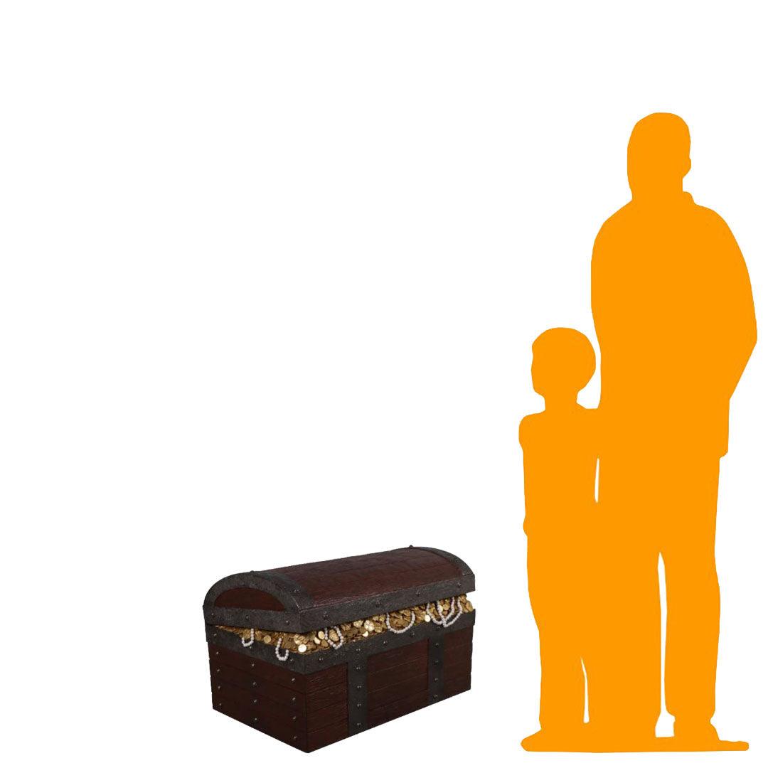 Pirate Treasure Chest Life Size Statue