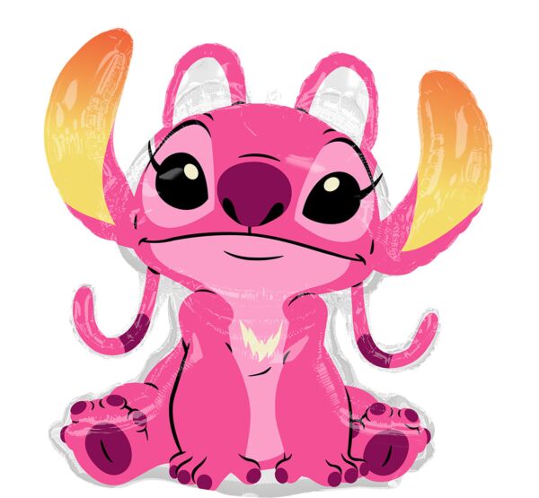 27&#x22; Lilo and Stitch - Angel Flat Mylar Balloon