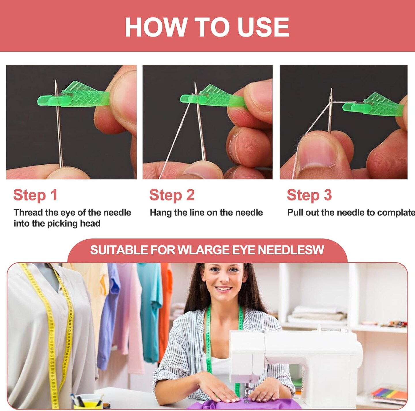 31 Pcs Needle Threaders for Hand Sewing, Fits All Needle Sizes,Include Gourd Shaped Sewing Needle Threader/Fish Type Easy Threader/Thumb Shaped Threaders/Seam Rippers/SewingTweezers/Scissor/Thimble