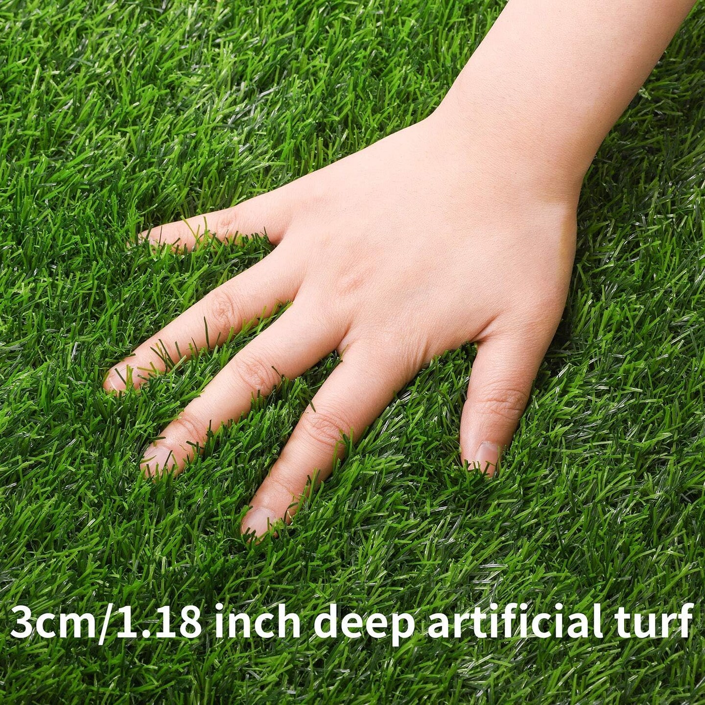 12 x 108 Inch Artificial Grass Table Runners Carpet Roll Synthetic Grass Table Runner Grass Tabletop Decoration for Spring Fall Summer Holiday, Baby Shower, Wedding, Birthday, Banquet