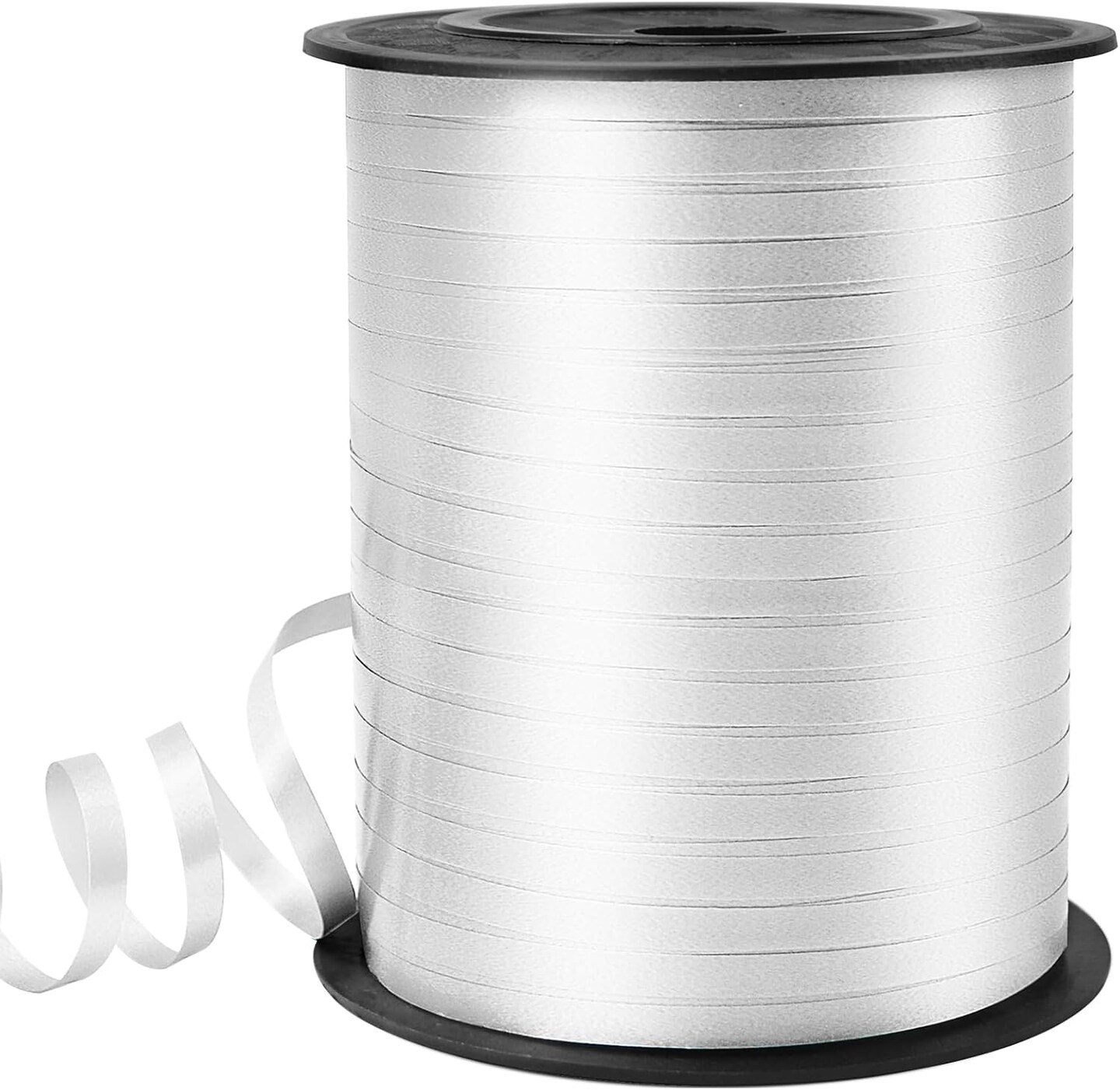 White Curling Ribbon, Balloon String 500 Yard for Gift Wrapping