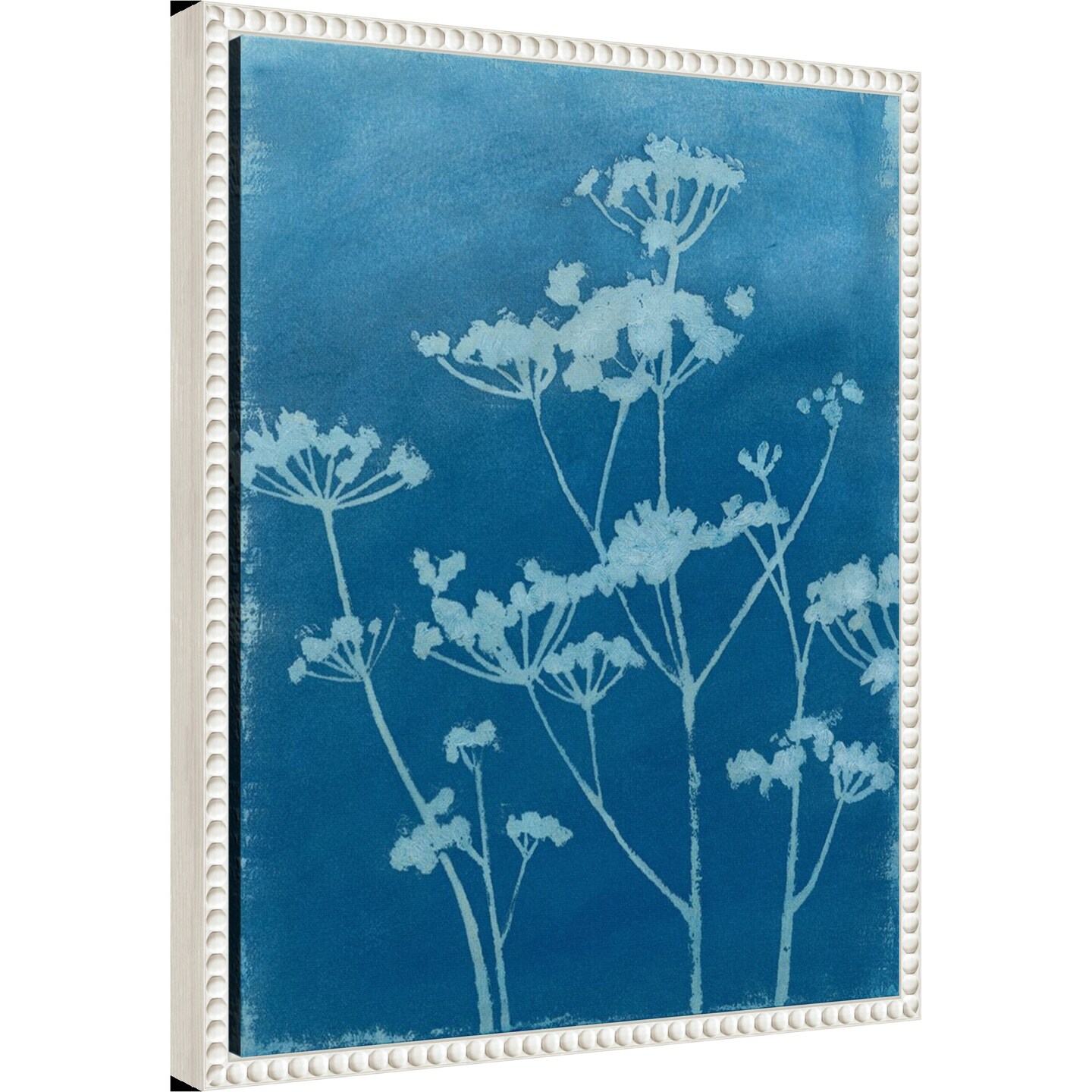 Indigo Print II by Megan Meagher Framed Canvas Wall Art