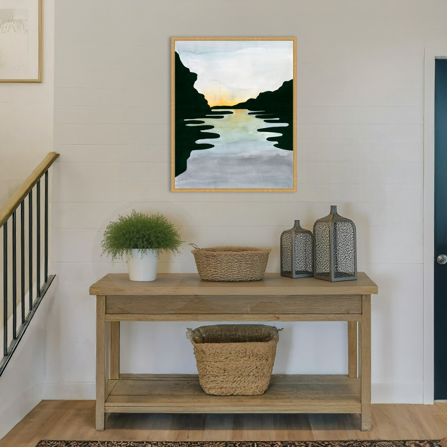 Elizabeths River I by Alicia Longley Framed Canvas Wall Art