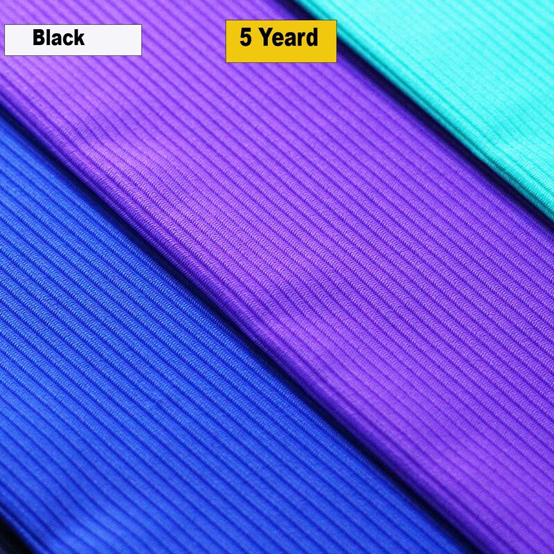 Rib Texture Durable Nylon Spandex Fabric