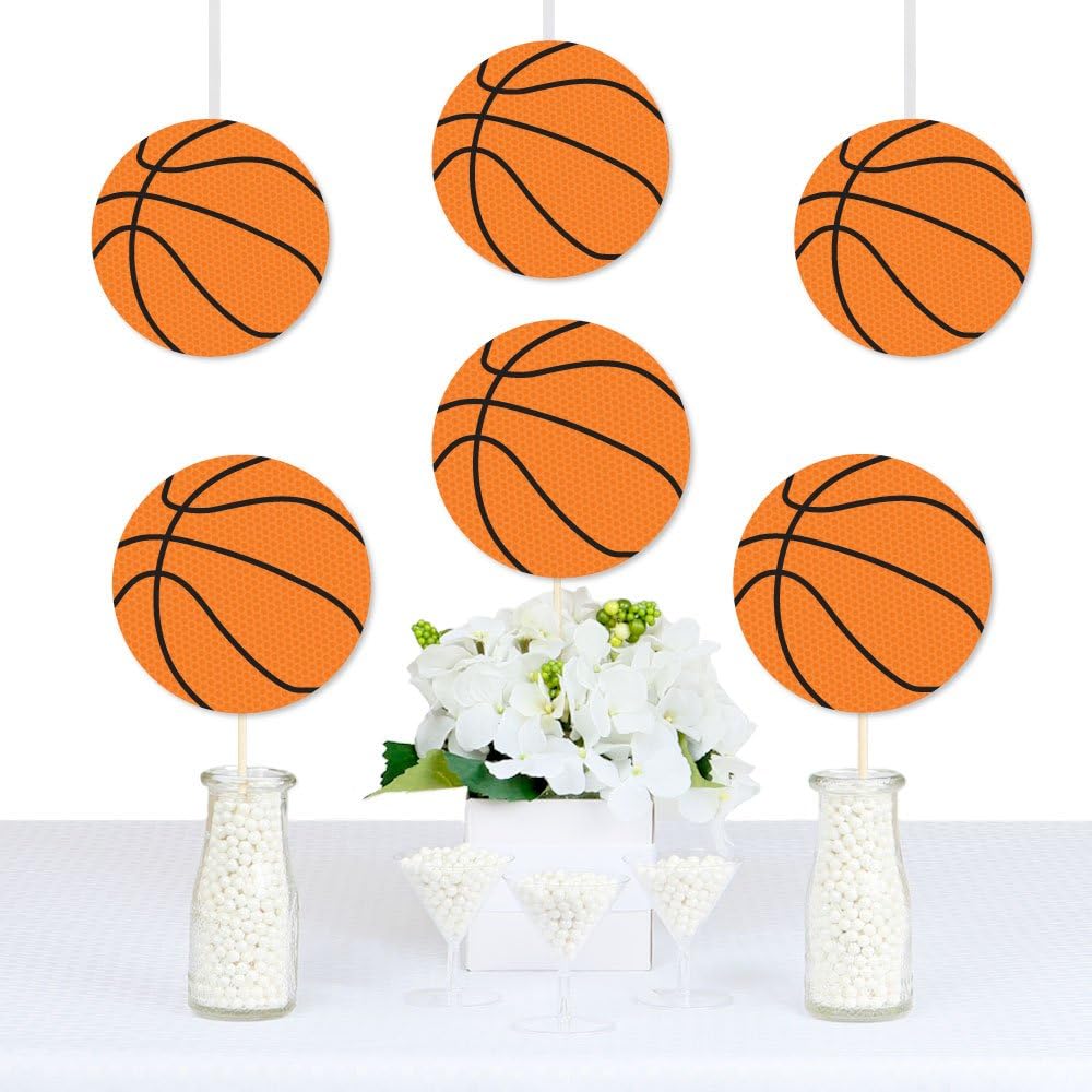 Nothin&#x27; but Net - Basketball Decorations DIY Baby Shower or Birthday Party Essentials - Basketball Birthday Decorations - Party Decorations - Set of 20