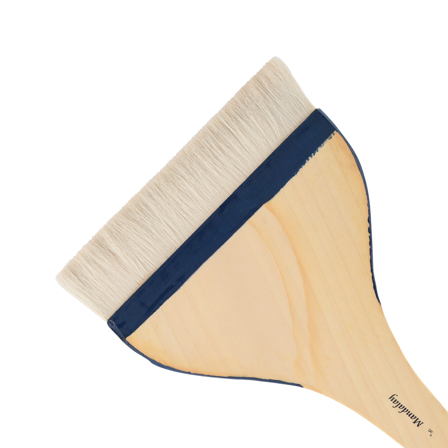 Creative Mark Mandalay Professional Goat Hair Hake Brush - Wide Paint Brushes with Paddle Handle for Professional Artists - Soft Natural Bristles Ideal for Sumi-e and Color Washes