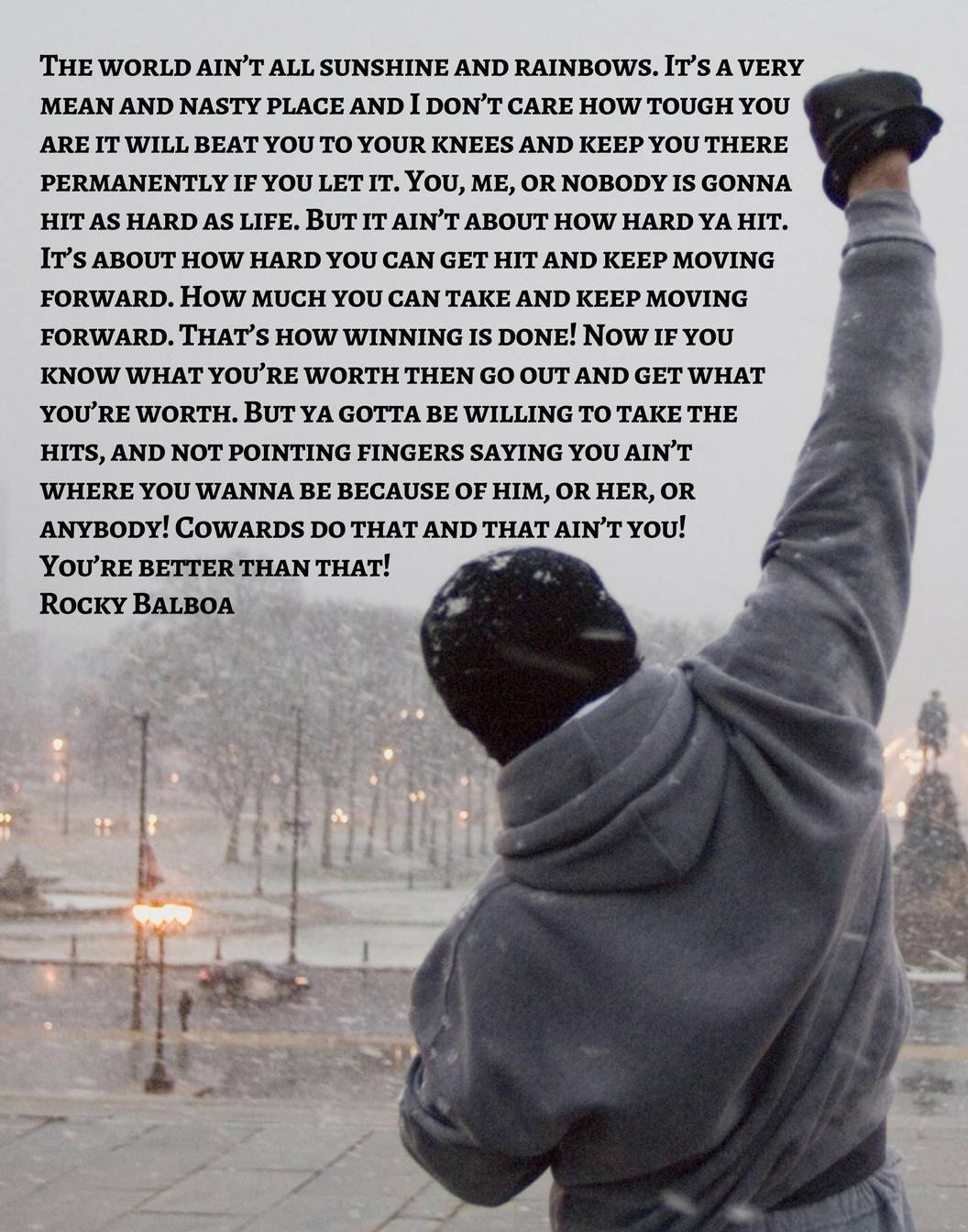 Rocky Balboa Poster Quotes