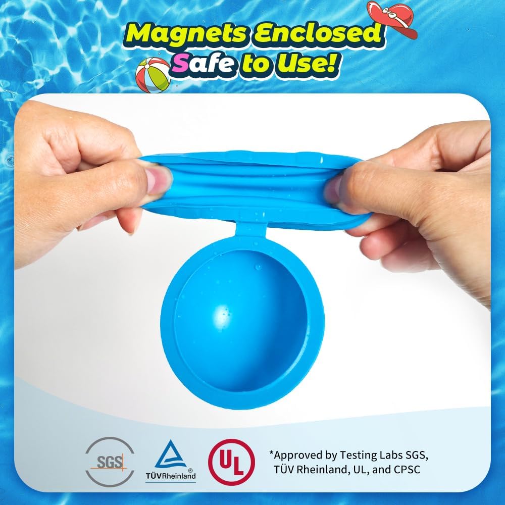 16Pcs Summer Reusable Water Balloons for Kids, Pool Beach Water Toys for Boys and Girls, Summer Toy for Outdoor Games